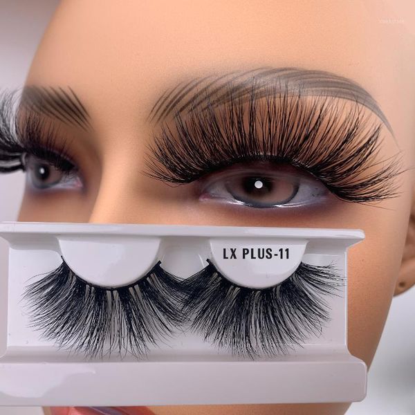 

3d mink lashes natural false eyelashes 25mm daily wear long eyelash extension real for beauty1