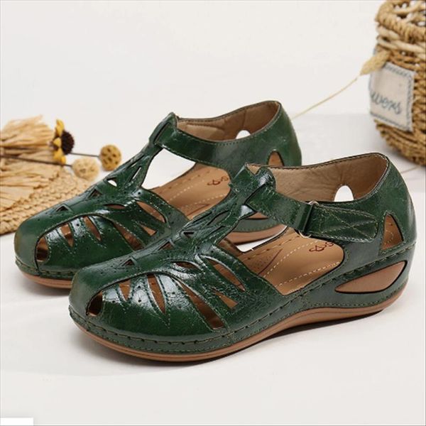 

sandals 2021 women waterproof round female slippers casual comfortable outdoor fashion summer all-match plus size, Black