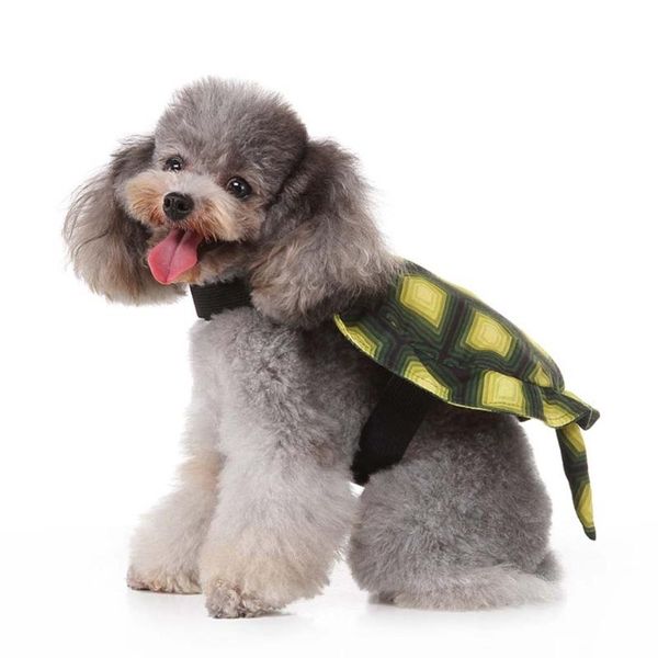 

cute simulation green tortoise pet costume with tiny tail halloween cosplay chucky doll clothes festive dress up funny dog apparel
