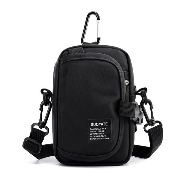 

men's outdoor multi-function small waist packs nylon leisure sports mobile phone shoulder bag backpack coin key purse