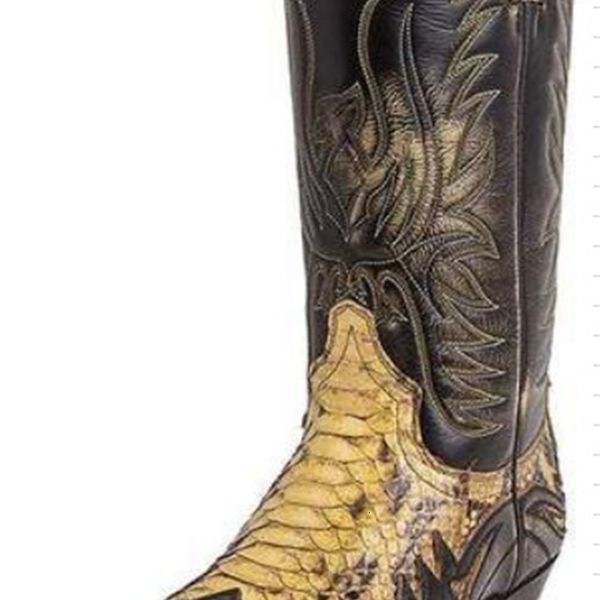 

boots winter leather plutonium shoes male at knee height high slip in designer boots embroider riding low zapatos from hombre ks169 7y5b, Black