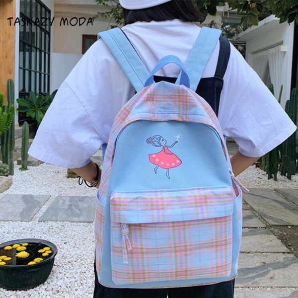 

backpack two-piece shoulder bags rucksack bookbag 2021 fashion children school for girls printed kids backpacks
