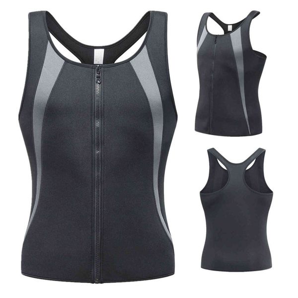 

waist tummy shaper men's neoprene fitns comprsion sweaty bodysuit sports tights