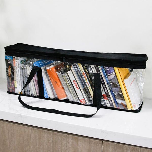 

oxford storage bag clear multifunctional for book cd waterproof sundries organizer foldable large capacity bags