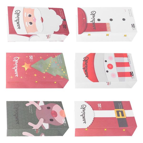 

gift wrap 1 set of paper bags colorful present christmas candy with linen rope