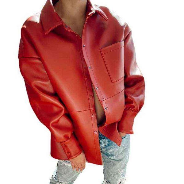 

cy9210 women's imitation leather lapel single breasted sleeveless loose korean clothes, Black;white