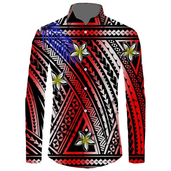 

men's casual shirts luxury red white shirt men slim fit long sleeve chemise homme social club prom 2xs-6xl polynesian hawaiian mens, White;black