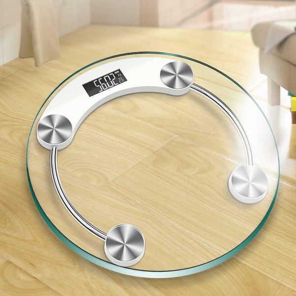 

smart scales rechargeable electronic scale weight gift round large size household patient weighing