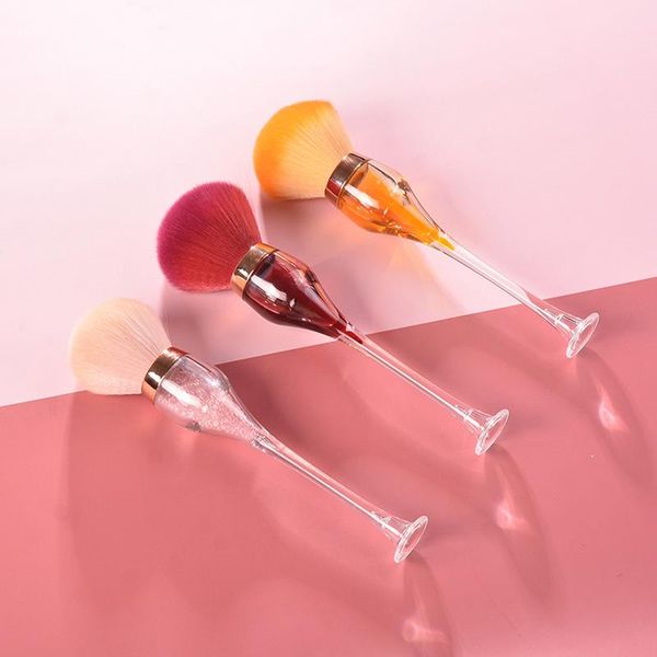 

makeup brushes 1 piece of wine glass brush foundation blush liquid stick beauty travel tool for women face retouching