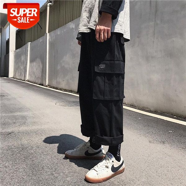 

yemi fashion|straight-leg overalls men's loose nine-pointed hong kong-style harajuku-style fall wide-leg pants #x28r, Black
