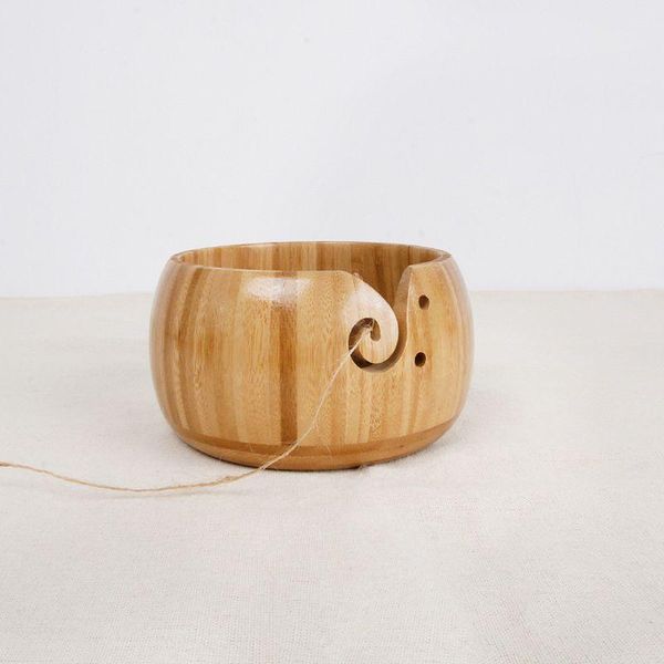 

other arts and crafts b9hf wooden yarn bowl for handmade knitting crochet storage holder srolling