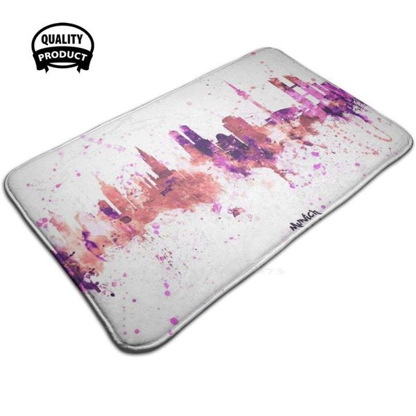 

carpets germany skyline 3d household goods mat rug carpet foot pad cityscape mÃ¼nchen