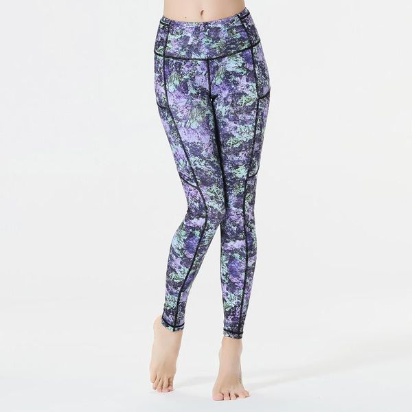 

yoga outfits 2021 clothes running fitness pants women stepping on the foot elastic high waist sports trousers, White;red
