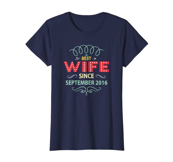 

Womens 3rd Wedding Anniversary Best Wife Since September 2016 T-Shirt, Mainly pictures