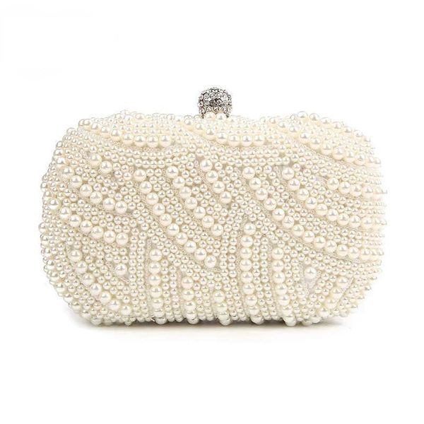

pearl clutch bags women purse ladies white hand bags evening bags for party wedding black shoulder bag bolsa feminina 211021
