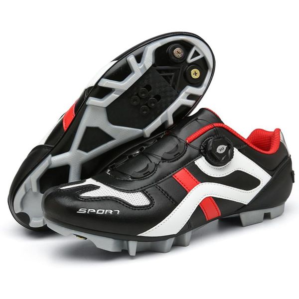 

cycling footwear mtb shoes professional mountain bike breathable bicycle racing self-locking road, Black