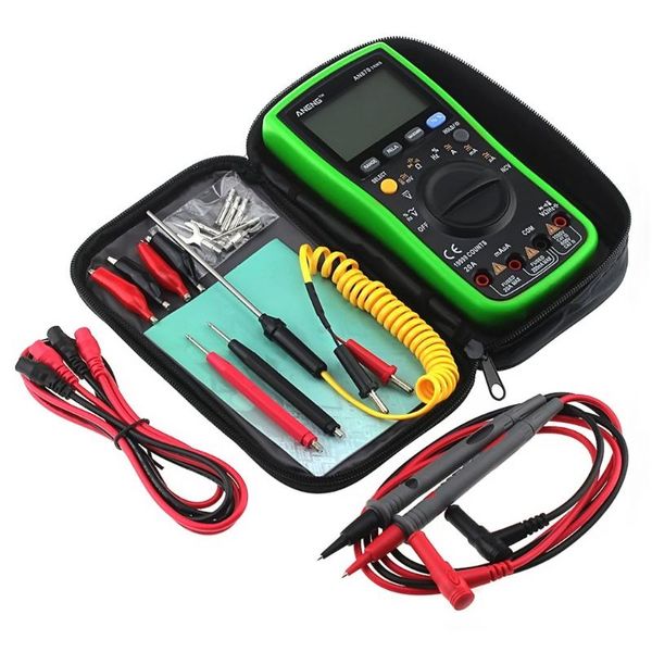 

multimeters aneng an870 digital multimeter 19999 counts true rms ac/dc volt amp ohm capacitance frequency temperature ncv transistor tester