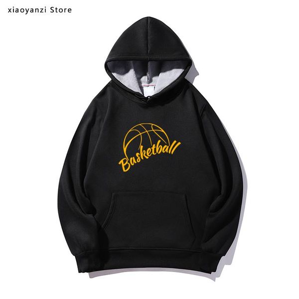 

women's hoodies & sweatshirts women men fleece basketball lovers cotton fitness pullovers -7749982, Black