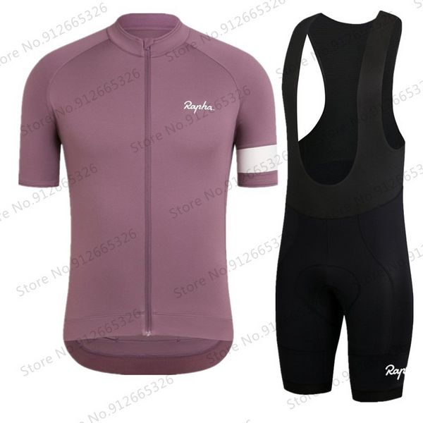 2022 maglia da ciclismo manica corta traspirante da uomo estiva Kit MTB Ropa Ciclismo abbigliamento da bicicletta pantaloncini con bretelle maglia da bici