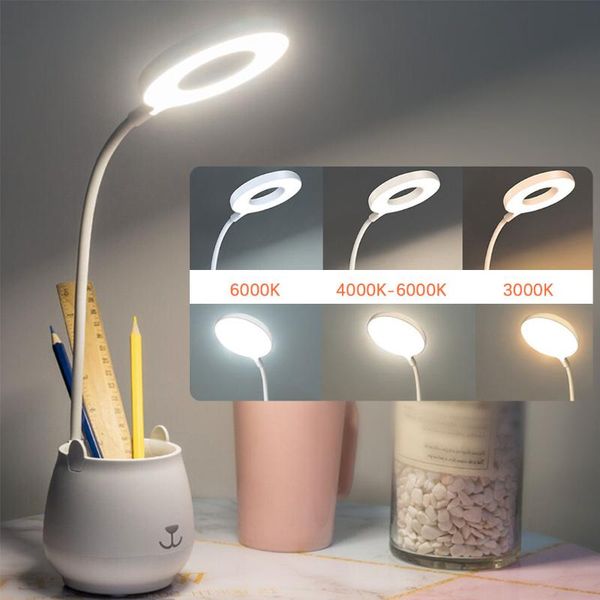 

in 1 light led rechargeable eye protection learning wireless charging children's college dormitory table lamp bedroom bedside lamps