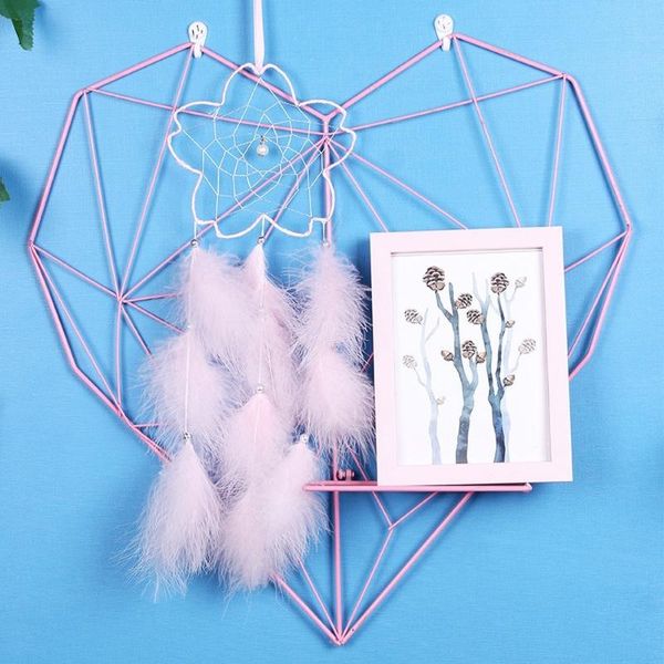

handmade dream catchers feather bohemia dreamcatcher with flowers lace tassel for wall hanging wedding decoration