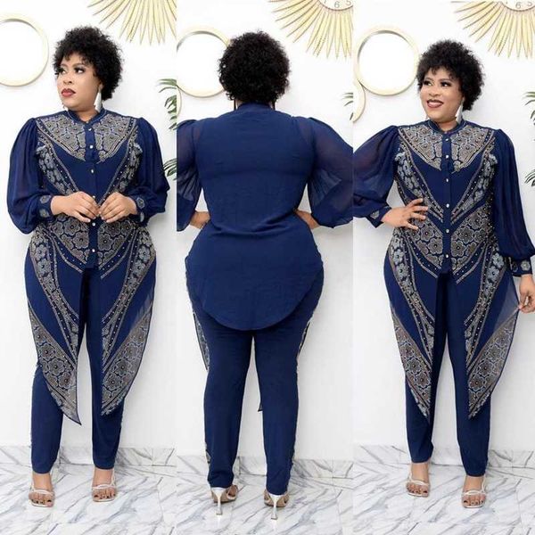 

women's two piece pants 2021 fall winter luxury diamonds womens clothing 3 set casual women outfit coat and pencil with vest sets suit, White