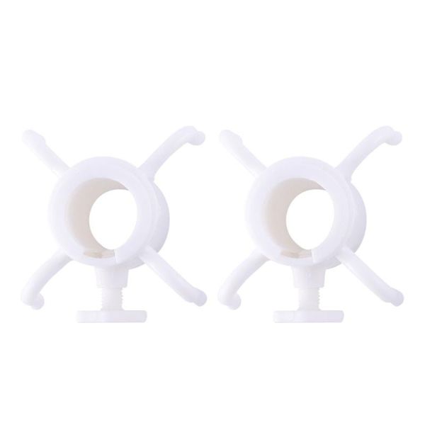 

hooks & rails 2pcs beach umbrella hook 4-prongs hanging for towel hat
