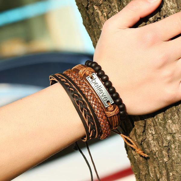 

retro hand-woven double loop boat rope bracelet burning gyroscope trendy student men and women couples hand jewelry charm bracelets, Golden;silver