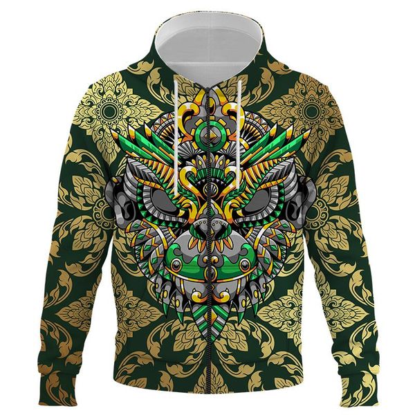 

men's hoodies & sweatshirts industrial metal animal 3d printed hoodie men women fashion casual harajuku style pullover streetwear zippe, Black