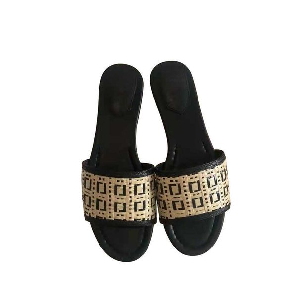 

slippers 2021 new women's wear fashion net red, the same fashion flip flop flat bottom sandals zly {category}nb0d, Black