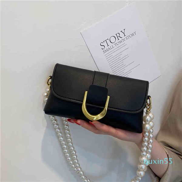

luxury pearl women shoulders leather task purse crossbody bag candy handbag satchel