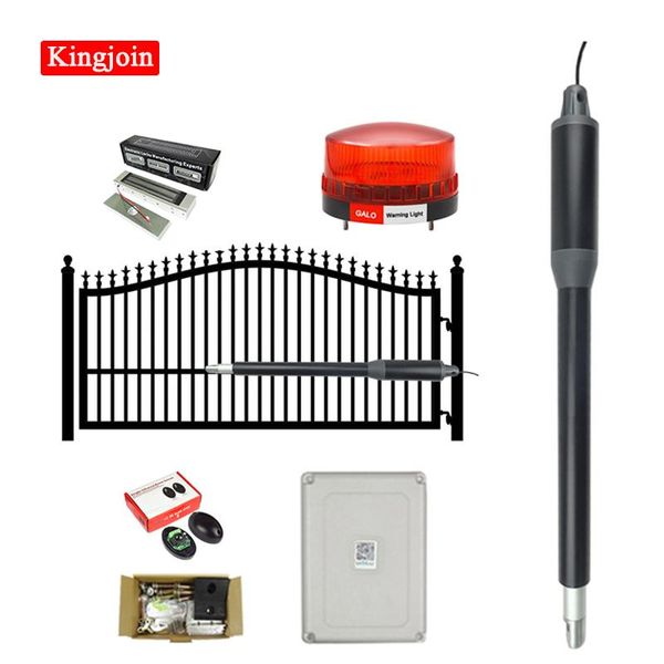 

black aluminum door for pvc / stainless steel tube, wooden swing control solar automatic opener kit fingerprint access