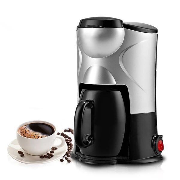 

mini coffee machine automatic dripping americano maker 220v electric portable ceramic cup home office makers