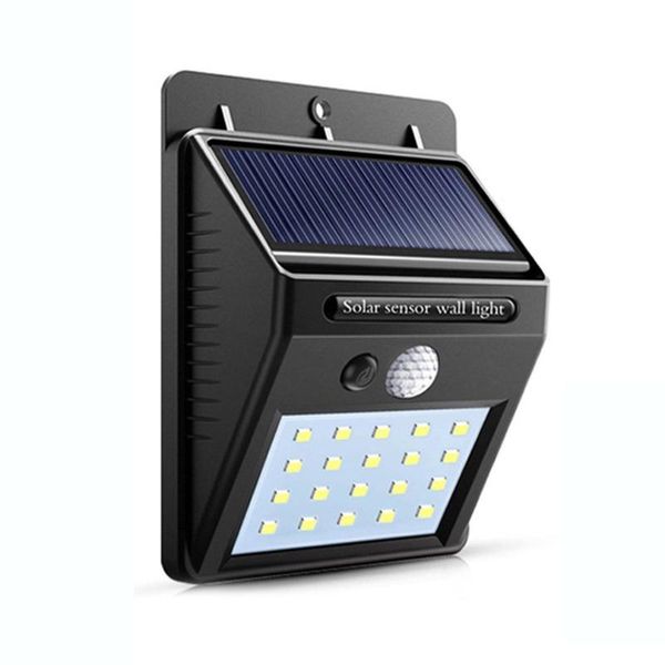 

20/30 led solar light outdoor lamp powered sunlight waterproof pir motion sensor street for garden decoration traffic