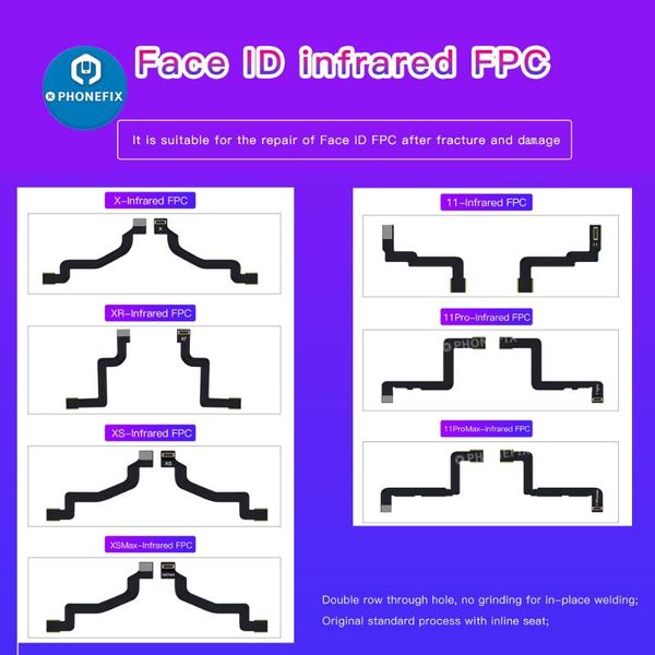 

professional hand tool sets phonefix infrared fpc flex cable dot projector repair swap components for x xs max xr 11 pro promax face