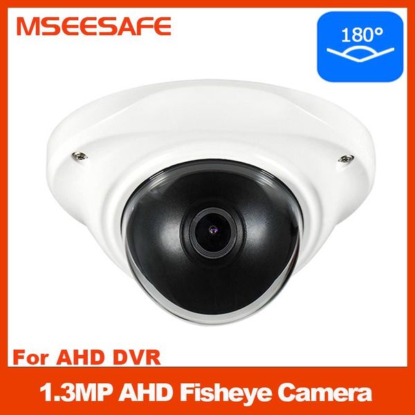 

mseesafe ahd 1.3 megapixel wide angle cctv analog camera fisheye len 180 degree view with small shell case elevator surveillance ip cameras