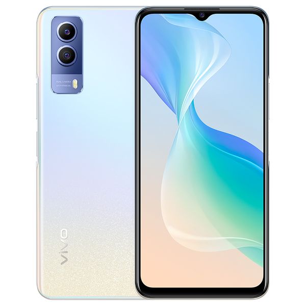 Original Vivo Y53S 5G Telefone Móvel 8GB RAM 128GB 256GB ROM Snapdragon 480 Octa Core Android 6.58 polegadas Tela cheia 64.0mp Wake Face Impressão Fingerprint 5000mAh Smart Cell Phone