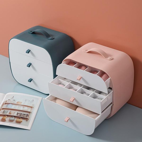 

storage drawers underwear box drawer-style compartment organize tool home portable collection equipment cosmetic container