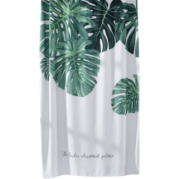 

curtain & drapes tropical rainforest style banana leaf window hook drape digital printed blackout curtains