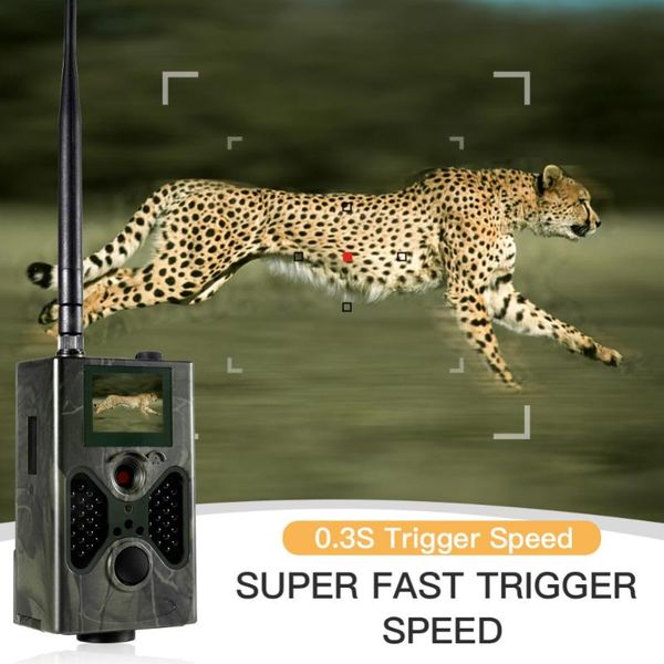 

cellular mms sms smtp trail camera 16mp night vision mobile wildlife hunting cameras hc330g po trap wild surveillance