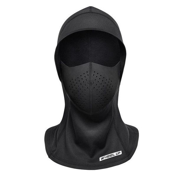 

outdoor warm fleece windproof cap with ear covers - ultimate thermal retention and performance moisture wicking cycling caps & masks, Black
