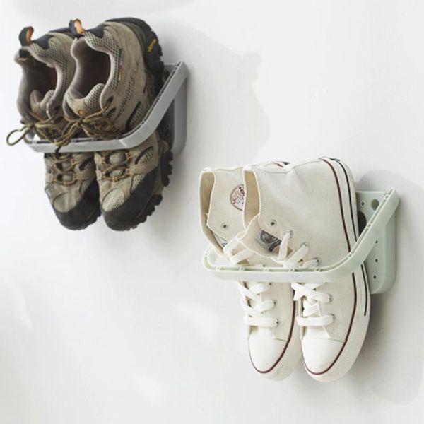 

clothing & wardrobe storage household wall-mounted slippers rack high-heeled shoes sports shoe seamless