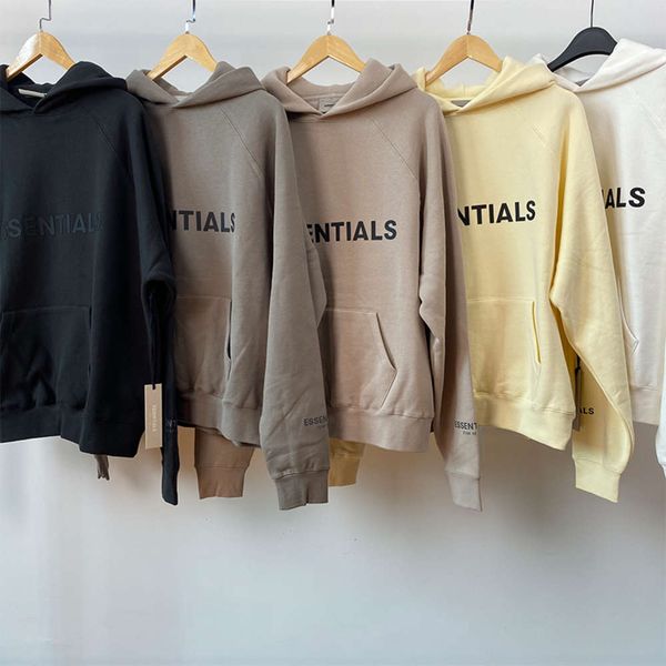 

2020 new fog essentials kanye west jerry lorenzo loose ovesized hoodies hip hop cotton sweatshirts zip hood, Black