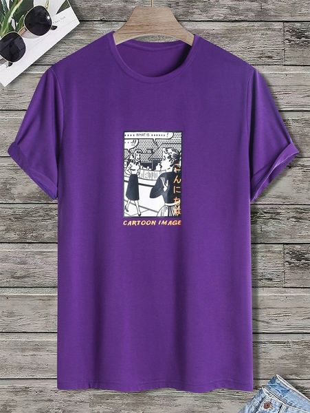 

men japanese letter & figure graphic tee f9fv#, White;black