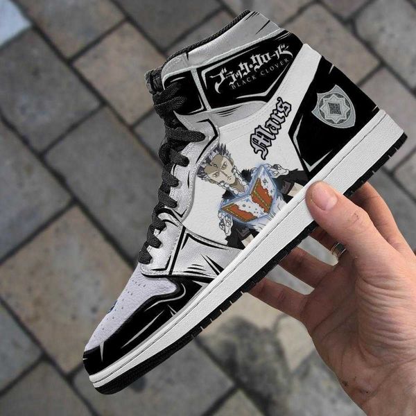 

sneakers diamond kingdom black mars clover anime shoes