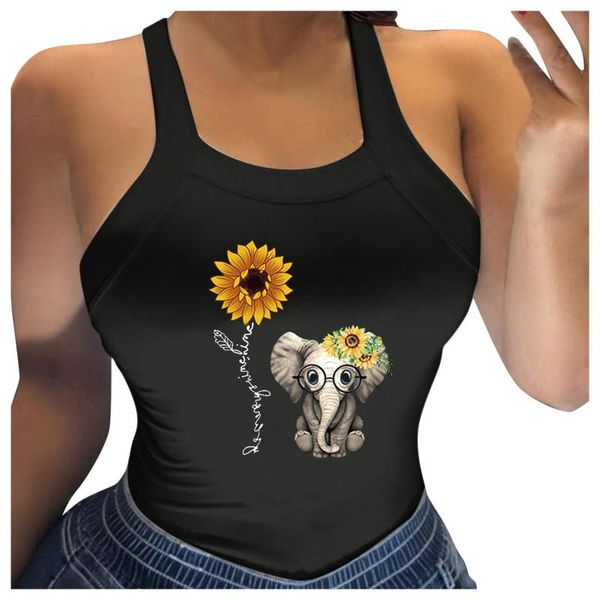 

women's t-shirt backless tank women sweet bowknot strap vest halter neck slim fit bodycon camis sleeveless tee shirt femme, White