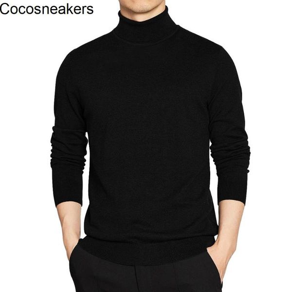 

men's sweaters men' s turtleneck sweater pullover, White;black