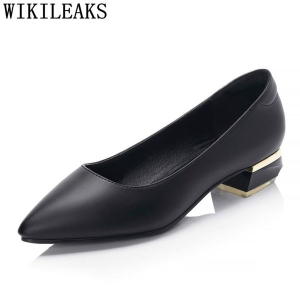 

dress shoes office women low heel summer woman black high heels pumps pointed toe zapatos mujer casual