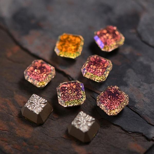 

nail art decorations crystals diamond stone strass ab glass rhinestones for 3d nails supplies jewelry, Silver;gold