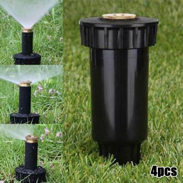 

watering equipments 4pcs adjustable garden up sprinkler nozzle irrigation system 1/2" npt thread for general water pipes print head
